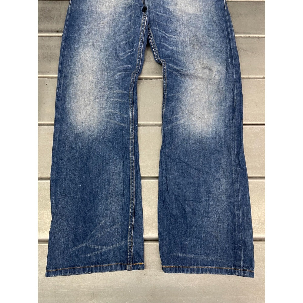 Levi's Men's Straight Jeans - Blue - Picture 5 of 16